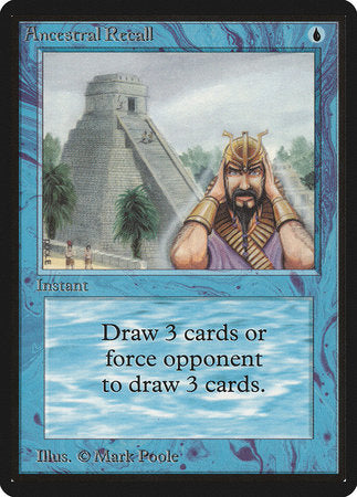 Ancestral Recall [Limited Edition Beta] | Good Games North