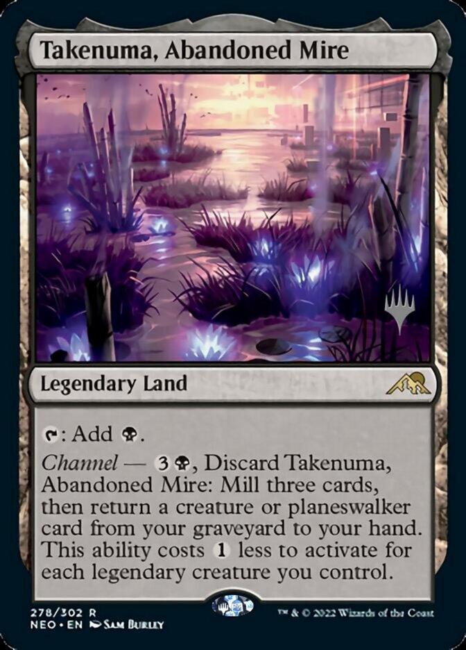 Takenuma, Abandoned Mire (Promo Pack) [Kamigawa: Neon Dynasty Promos] | Good Games North