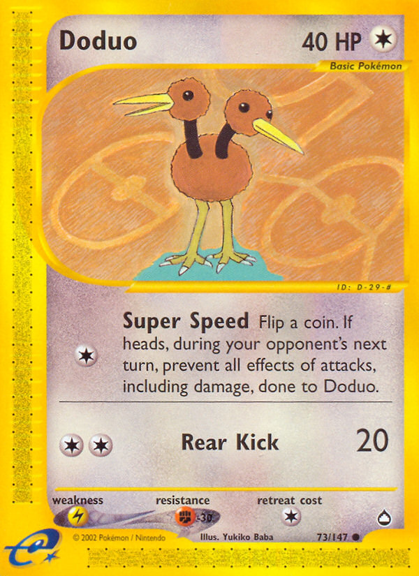 Doduo (73/147) [Aquapolis] | Good Games North