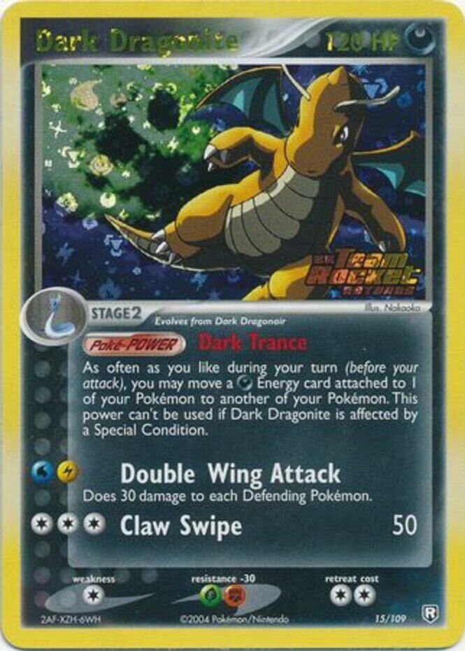 Dark Dragonite (15/109) (Stamped) [EX: Team Rocket Returns] | Good Games North