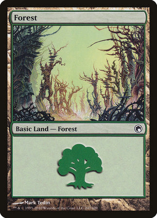 Forest (247) [Scars of Mirrodin] | Good Games North