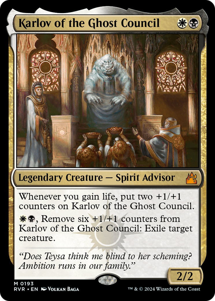 Karlov of the Ghost Council [Ravnica Remastered] | Good Games North