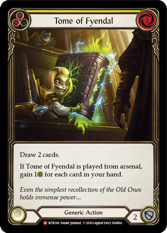 Tome of Fyendal [U-WTR160] (Welcome to Rathe Unlimited)  Unlimited Rainbow Foil | Good Games North