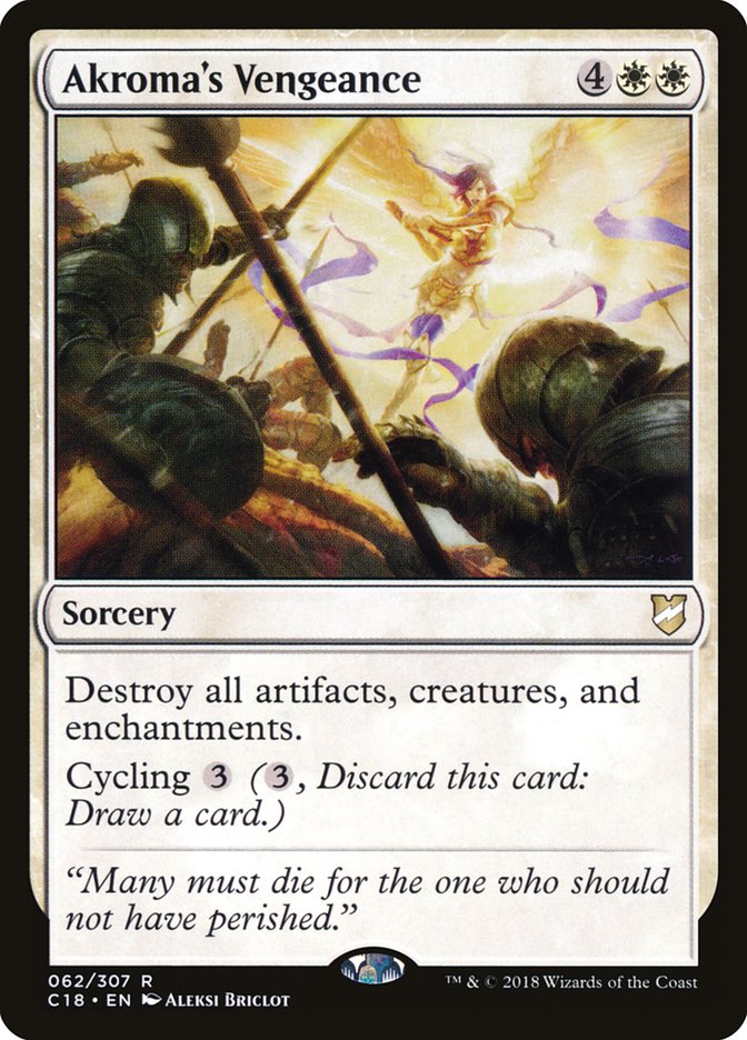 Akroma's Vengeance [Commander 2018] | Good Games North