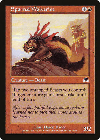 Spurred Wolverine [Onslaught] | Good Games North