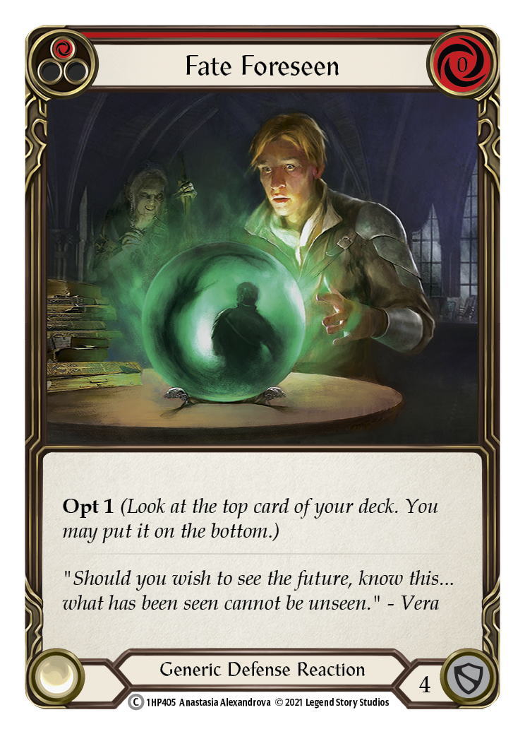 Fate Foreseen (Red) [1HP405] | Good Games North