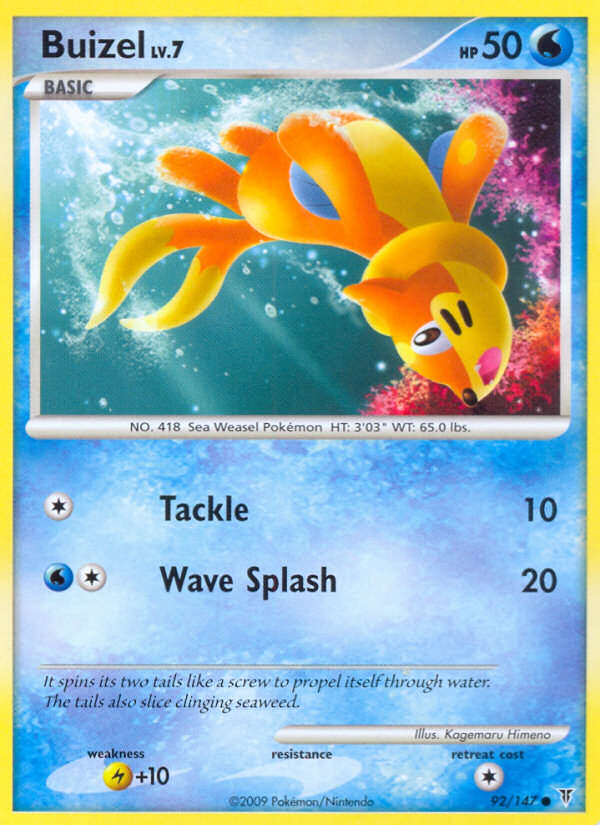 Buizel (92/147) [Platinum: Supreme Victors] | Good Games North