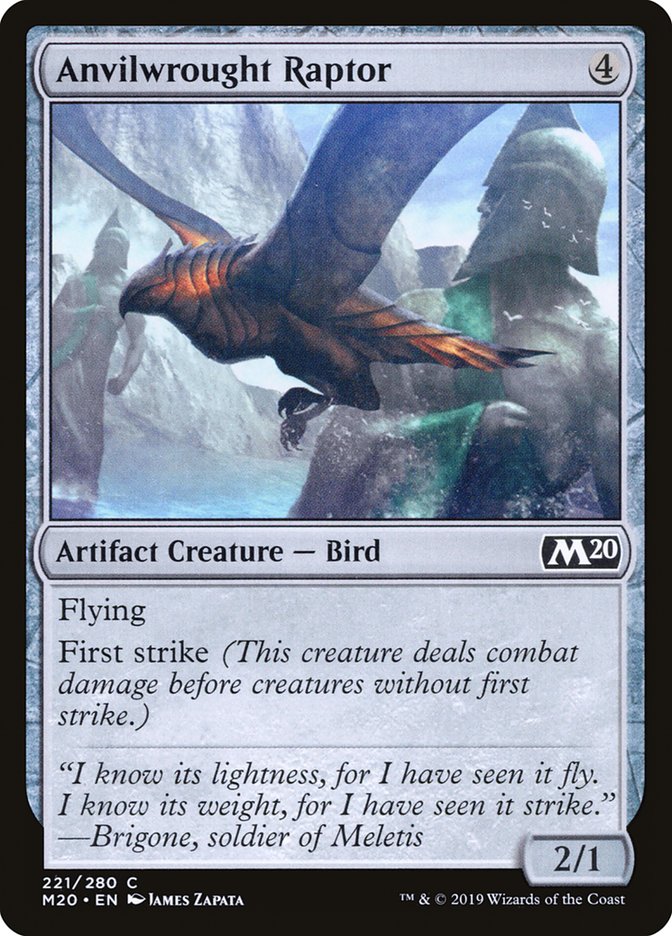 Anvilwrought Raptor [Core Set 2020] | Good Games North