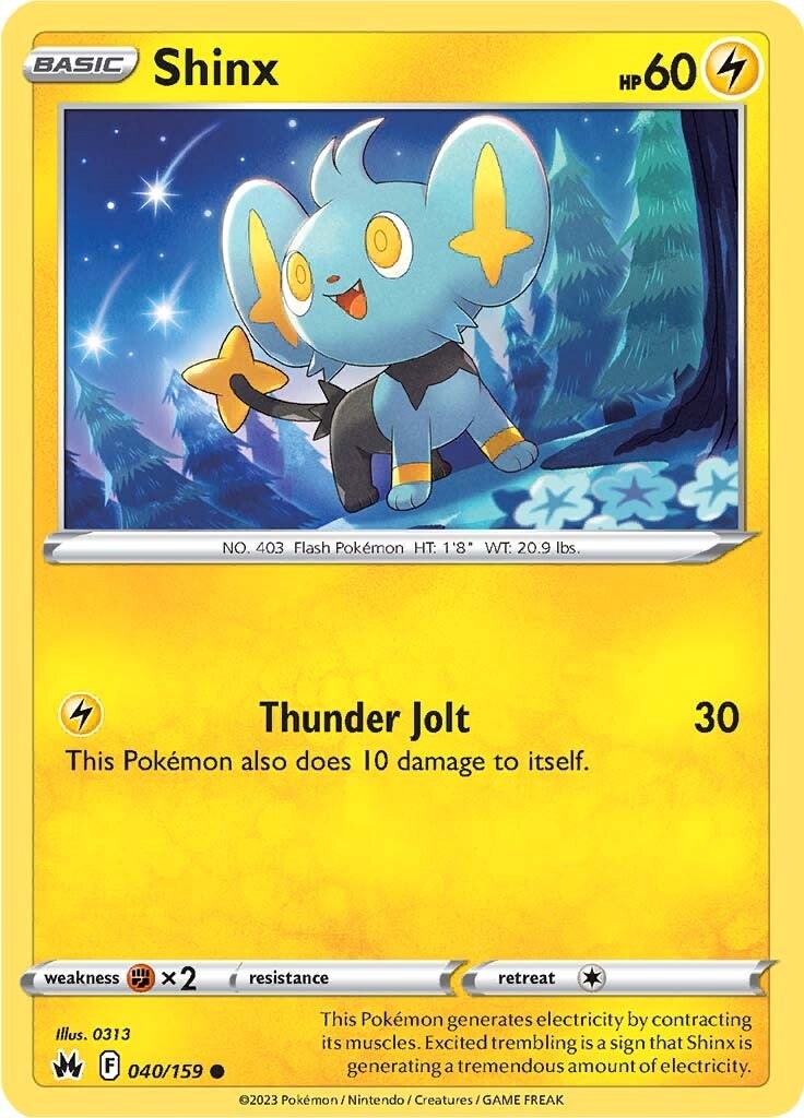 Shinx (040/159) (40) [Sword & Shield: Crown Zenith] | Good Games North