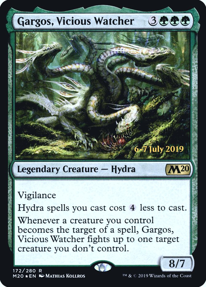 Gargos, Vicious Watcher  [Core Set 2020 Prerelease Promos] | Good Games North