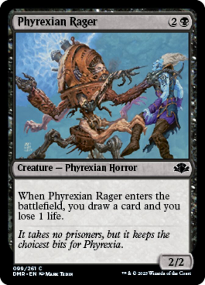 Phyrexian Rager [Dominaria Remastered] | Good Games North