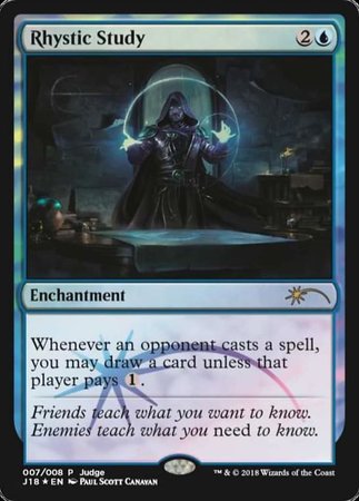 Rhystic Study [Judge Gift Cards 2018] | Good Games North