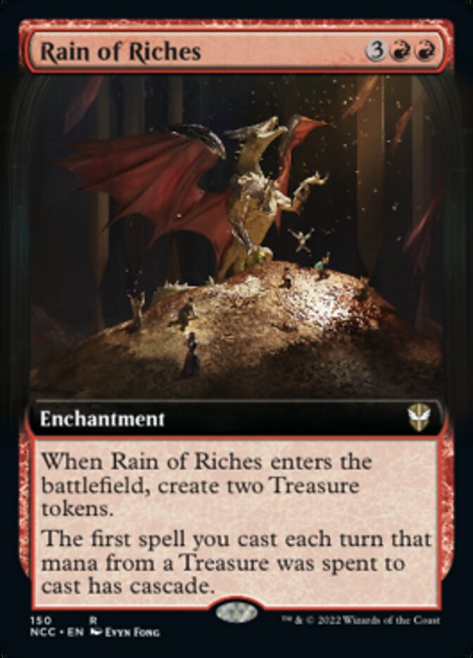 Rain of Riches (Extended Art) [Streets of New Capenna Commander] | Good Games North