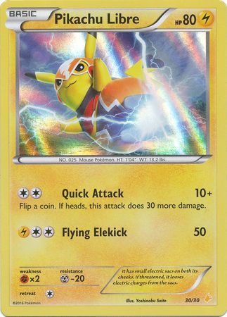 Pikachu Libre (30/30) [XY: Trainer Kit 3 - Pikachu Libre] | Good Games North