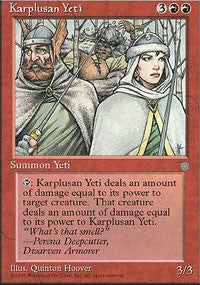 Karplusan Yeti [Ice Age] | Good Games North