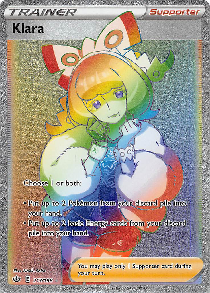 Klara (217/198) [Sword & Shield: Chilling Reign] | Good Games North