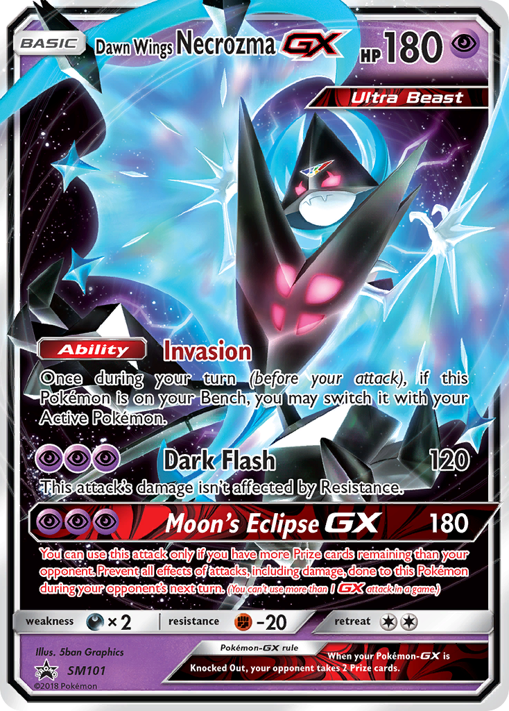 Dawn Wings Necrozma GX (SM101) [Sun & Moon: Black Star Promos] | Good Games North