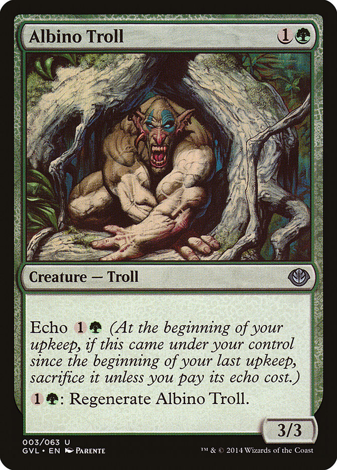 Albino Troll (Garruk vs. Liliana) [Duel Decks Anthology] | Good Games North