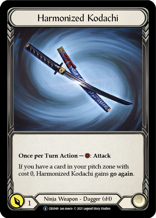 Harmonized Kodachi [U-CRU049-RF] Unlimited Rainbow Foil | Good Games North