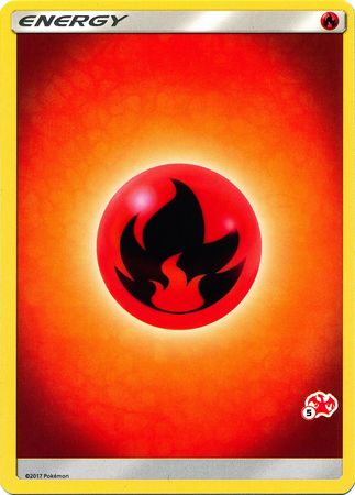 Fire Energy (Charizard Stamp #5) [Battle Academy 2020] | Good Games North