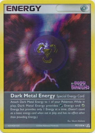 Dark Metal Energy (97/110) (Stamped) [EX: Holon Phantoms] | Good Games North
