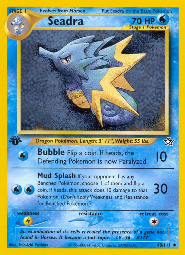 Seadra (48/111) [Neo Genesis 1st Edition] | Good Games North