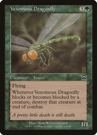 Venomous Dragonfly [Mercadian Masques] | Good Games North