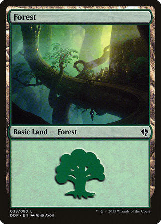 Forest (38) [Duel Decks: Zendikar vs. Eldrazi] | Good Games North