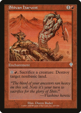 Shivan Harvest [Invasion] | Good Games North