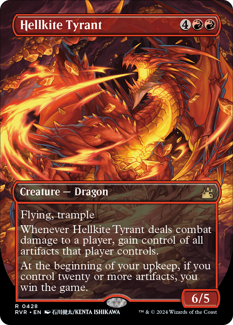 Hellkite Tyrant (Anime Borderless) [Ravnica Remastered] | Good Games North
