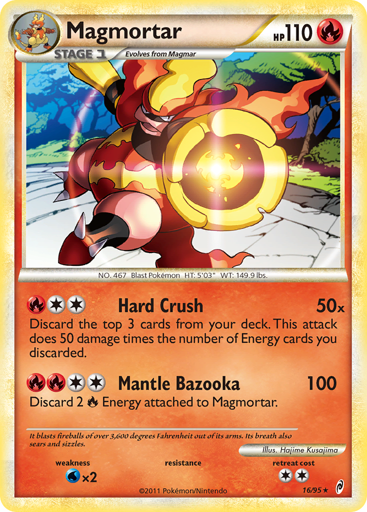Magmortar (16/95) [HeartGold & SoulSilver: Call of Legends] | Good Games North