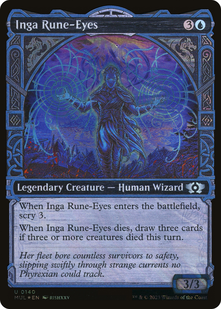Inga Rune-Eyes (Halo Foil) [Multiverse Legends] | Good Games North