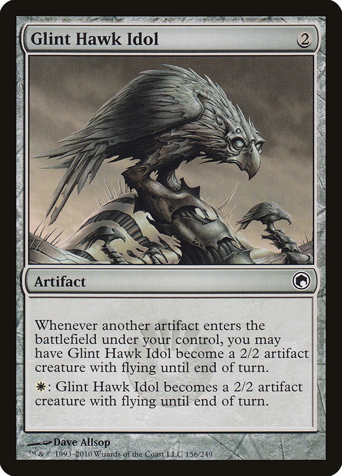 Glint Hawk Idol [Scars of Mirrodin] | Good Games North