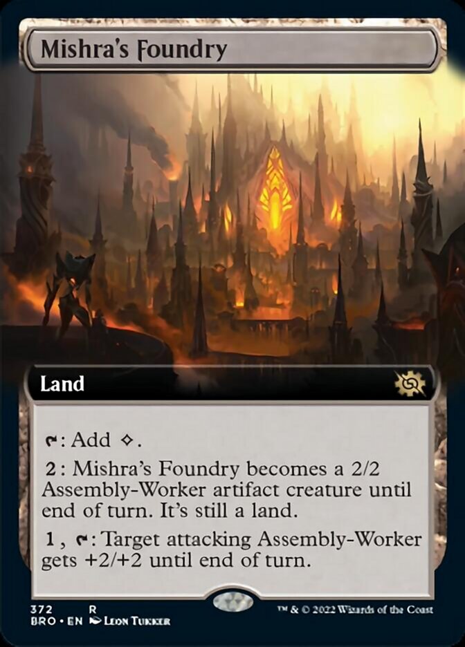 Mishra's Foundry (Extended Art) [The Brothers' War] | Good Games North