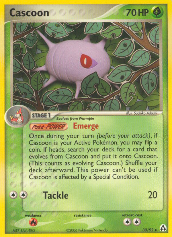 Cascoon (30/92) [EX: Legend Maker] | Good Games North