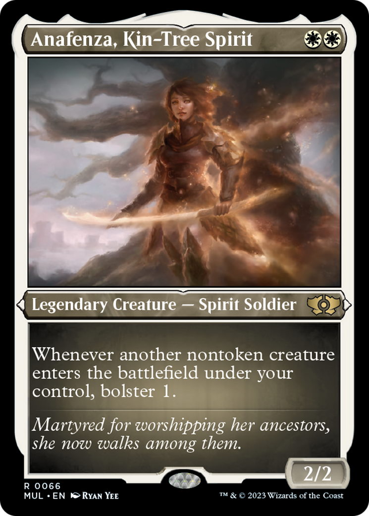 Anafenza, Kin-Tree Spirit (Foil Etched) [Multiverse Legends] | Good Games North