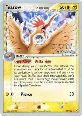 Fearow (18/100) (Delta Species) (Flyvees - Jun Hasebe) [World Championships 2007] | Good Games North