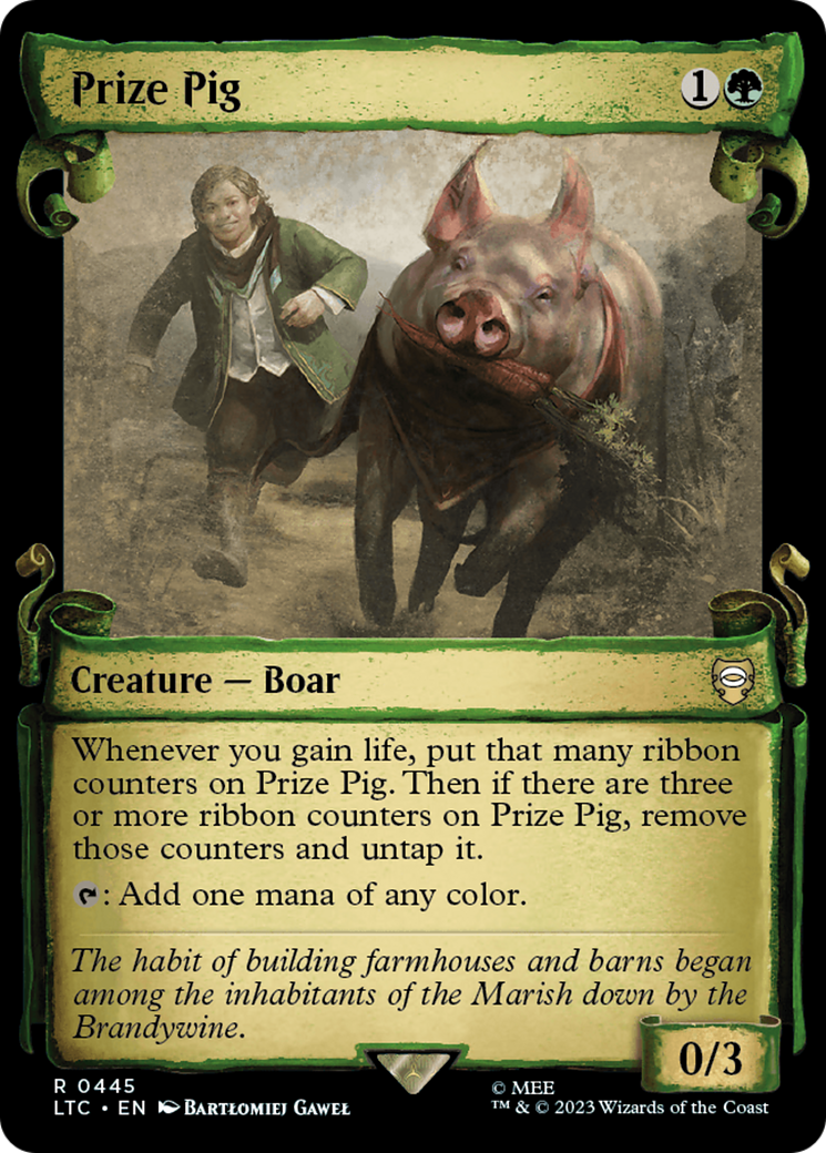 Prize Pig [The Lord of the Rings: Tales of Middle-Earth Commander Showcase Scrolls] | Good Games North