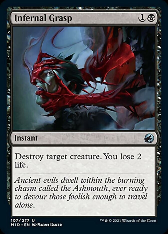 Infernal Grasp [Innistrad: Midnight Hunt] | Good Games North