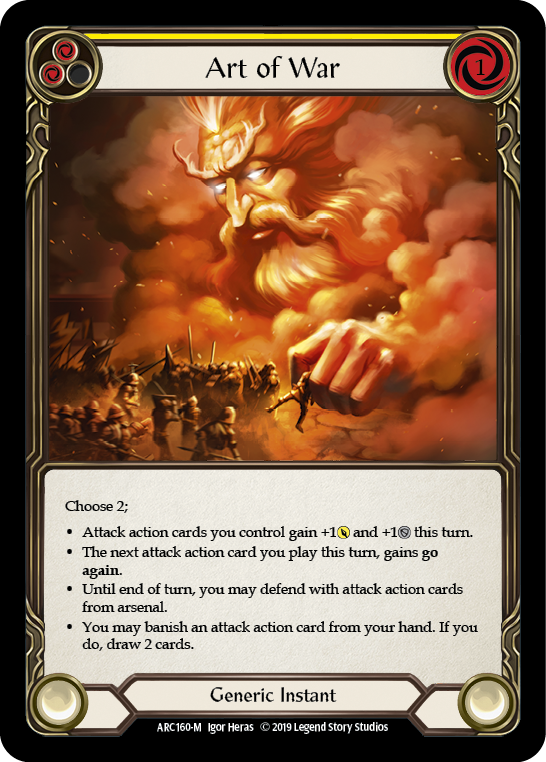 Art of War [ARC160-M] 1st Edition Rainbow Foil | Good Games North