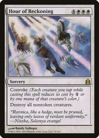 Hour of Reckoning [Commander 2011] | Good Games North