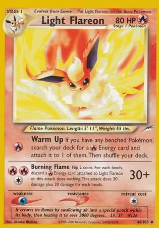 Light Flareon (46/105) [Neo Destiny Unlimited] | Good Games North