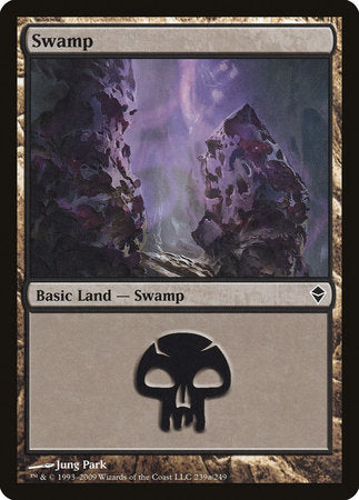 Swamp (239a) [Zendikar] | Good Games North