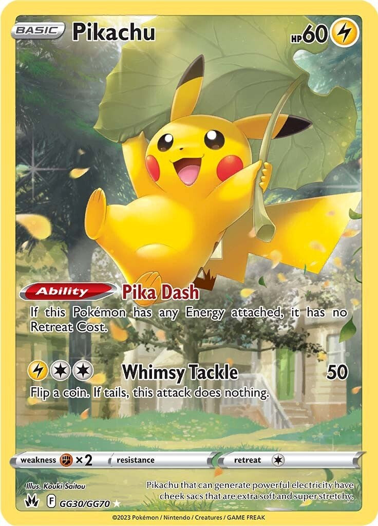 Pikachu (GG30/GG70) [Sword & Shield: Crown Zenith] | Good Games North