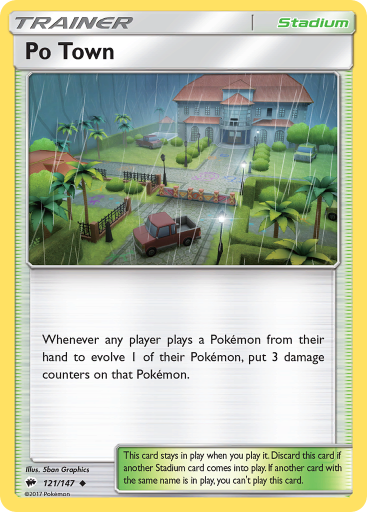 Po Town (121/147) [Sun & Moon: Burning Shadows] | Good Games North