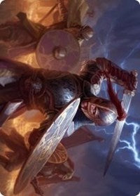 Beskir Shieldmate Art Card [Kaldheim: Art Series] | Good Games North