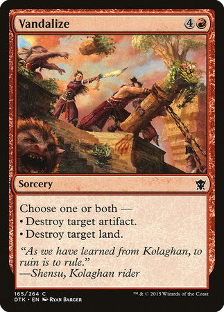 Vandalize [Dragons of Tarkir] | Good Games North