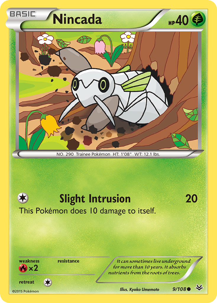 Nincada (9/108) [XY: Roaring Skies] | Good Games North