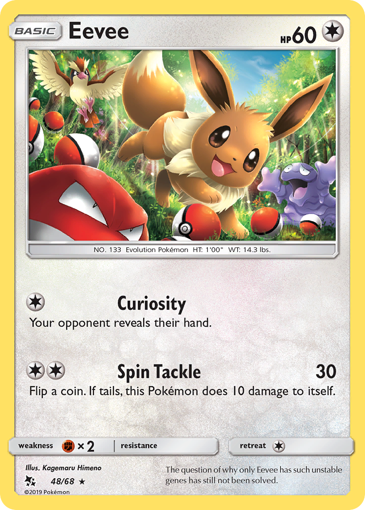 Eevee (48/68) [Sun & Moon: Hidden Fates] | Good Games North