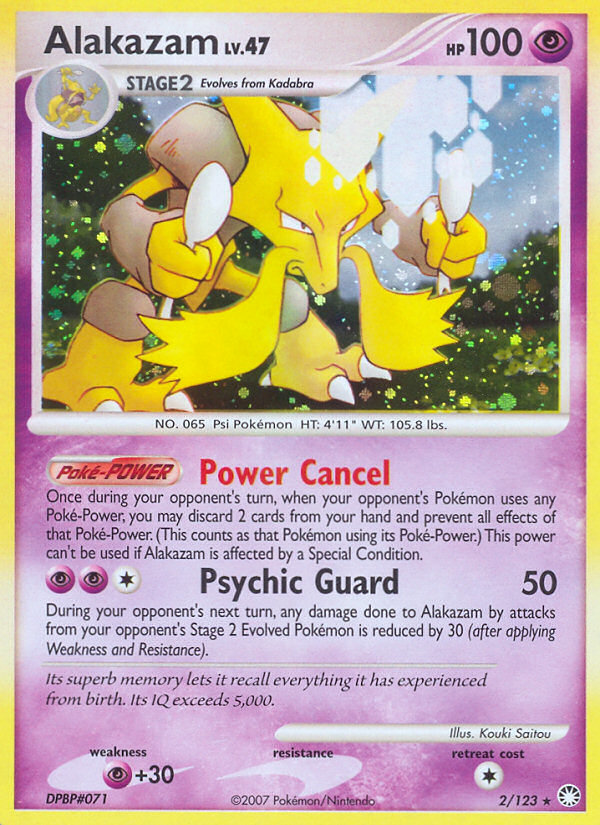 Alakazam (2/123) [Diamond & Pearl: Mysterious Treasures] | Good Games North